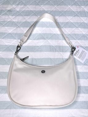 Lululemon City Essentials Small Shoulder Bag White Opal NWT 3L